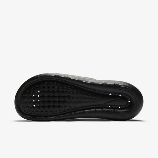 Women's Nike Victori One Shower Slides Black / White | NK893IKD