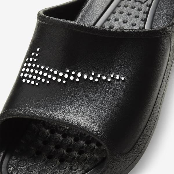 Women's Nike Victori One Shower Slides Black / White | NK893IKD