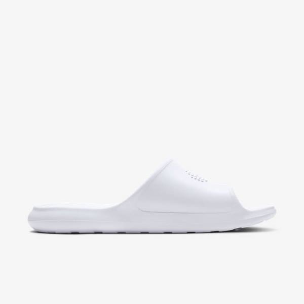 Women's Nike Victori One Shower Slides White | NK146SMH