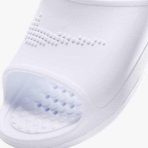 Women's Nike Victori One Shower Slides White | NK146SMH