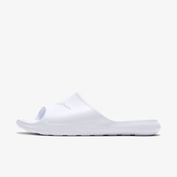 Women\'s Nike Victori One Shower Slides White | NK146SMH