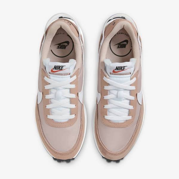 Women's Nike Waffle Debut Sneakers Pink / Rose / Khaki Rose / White | NK807IXD