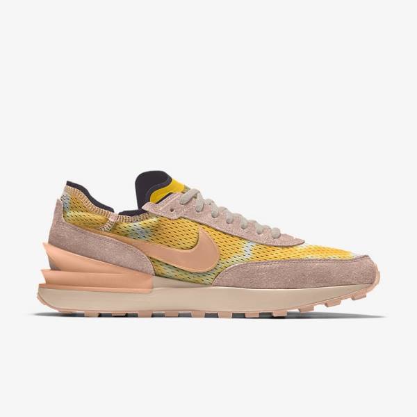 Women's Nike Waffle One By You Custom Sneakers Multicolor | NK862JVF