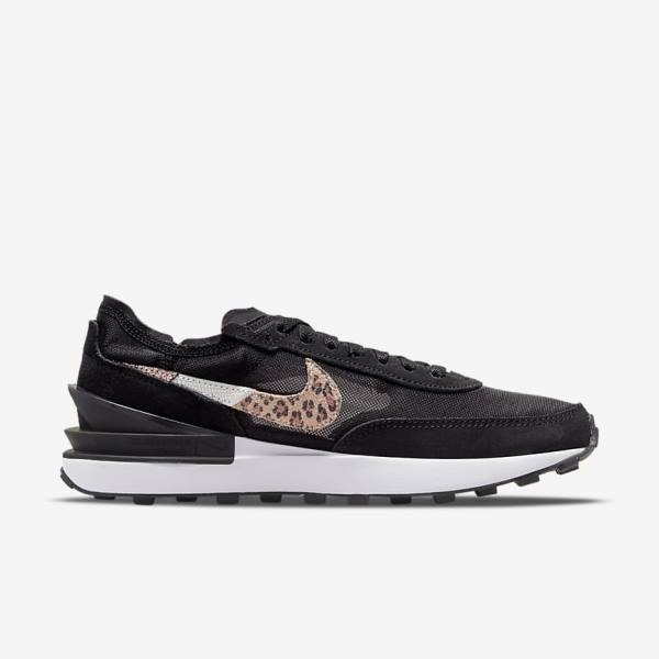 Women's Nike Waffle One SE Sneakers Black / Multicolor | NK247TUD