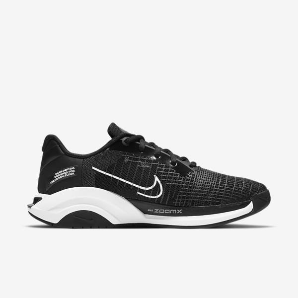 Women's Nike ZoomX SuperRep Surge Endurance Class Training Shoes Black / White | NK623QDV