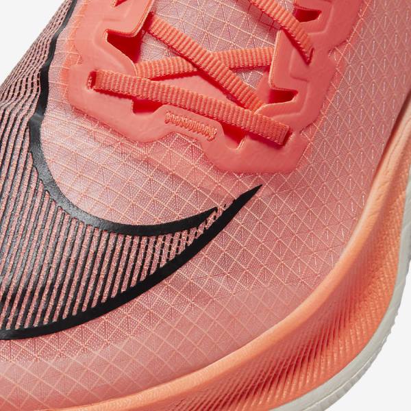 Women's Nike ZoomX Vaporfly NEXT% Road Racing Running Shoes Light Mango / Black / Blue | NK082MSR