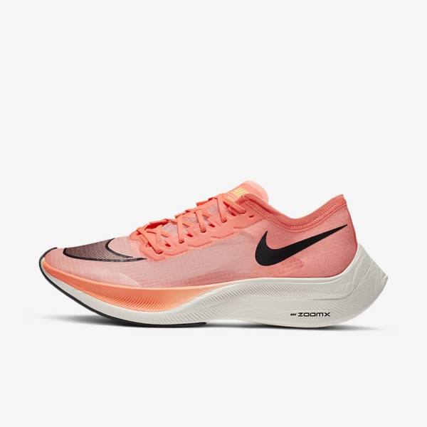 Women\'s Nike ZoomX Vaporfly NEXT% Road Racing Running Shoes Light Mango / Black / Blue | NK082MSR