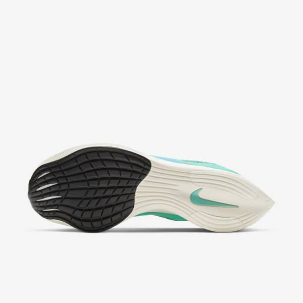 Women's Nike ZoomX Vaporfly Next% 2 Road Racing Running Shoes White / Metal Silver / Black | NK172BRN