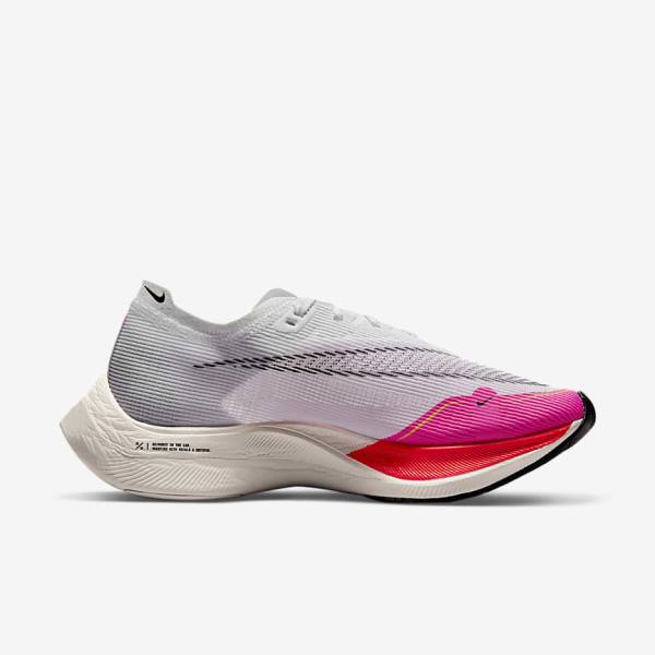 Women's Nike ZoomX Vaporfly Next% 2 Road Racing Running Shoes White / Black / Black | NK198PEF