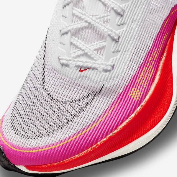 Women's Nike ZoomX Vaporfly Next% 2 Road Racing Running Shoes White / Black / Black | NK198PEF