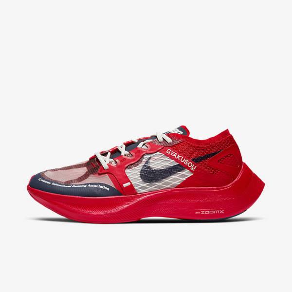 Women\'s Nike ZoomX Vaporfly Next% x Gyakusou Sneakers Red / Blue | NK497NBP