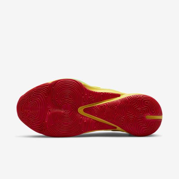 Women's Nike Zoom Freak 3 Basketball Shoes Yellow / White / Red / Black | NK248OAE