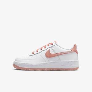 Kids' Nike Air Force 1 LV8 Older Sneakers White / Light | NK172REB