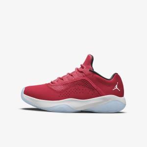 Kids' Nike Air Jordan 11 CMFT Low Older Sneakers Red / Black / White | NK364HFN