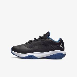 Kids' Nike Air Jordan 11 CMFT Low Older Sneakers Black / Dark Blue / White | NK462PNQ