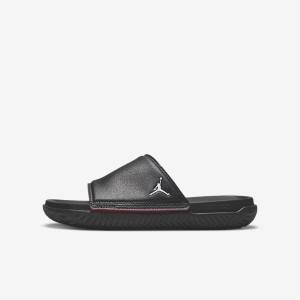 Kids' Nike Jordan Play Older Slides Black / Red | NK875HPI