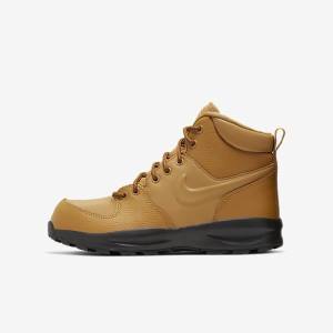 Kids' Nike Manoa LTR Older Boot Sneakers Brown / Black | NK438MNK