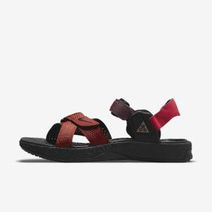 Men's Nike ACG Air Deschutz Sandals Black | NK678JPS