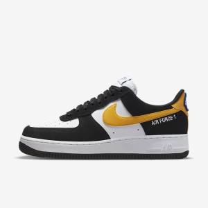 Men's Nike Air Force 1 07 LV8 Sneakers Black / White / Dark | NK092JPY