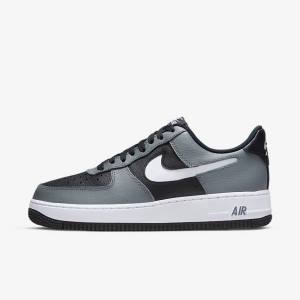 Men's Nike Air Force 1 07 LV8 Sneakers Black / Grey / White | NK549UOV