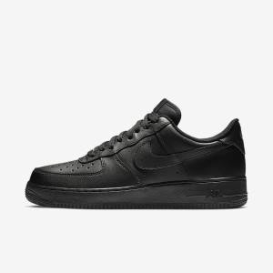 Men's Nike Air Force 1 07 Sneakers Black | NK926CND