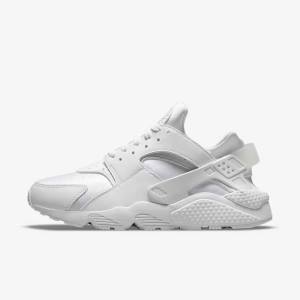 Men's Nike Air Huarache Sneakers White / Platinum | NK473UON