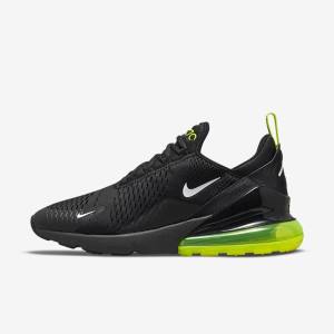 Men's Nike Air Max 270 Sneakers Black / Silver / White | NK785KWE