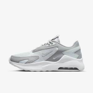 Men's Nike Air Max Bolt Sneakers Platinum / White / Metal Silver / Grey | NK054HEF