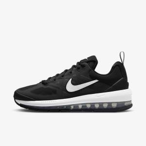 Men's Nike Air Max Genome Sneakers Black / Dark Grey / White | NK628SIJ