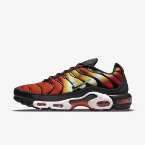 Men's Nike Air Max Plus Sneakers Orange / Gold / Black | NK951MUA