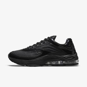 Men's Nike Air Tuned Max Sneakers Black / Metal Silver / Black | NK278SEZ