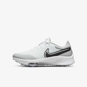 Men's Nike Air Zoom Infinity Tour NEXT% Golf Shoes White / Grey / Turquoise / Black | NK270WXC