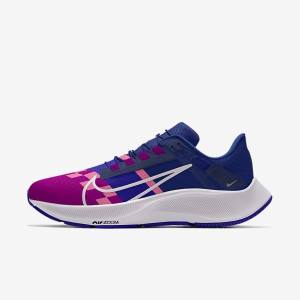 Men's Nike Air Zoom Pegasus 38 By You Road Running Shoes Multicolor | NK897NXT