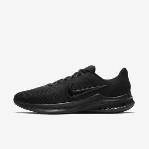 Men's Nike Downshifter 11 Road Running Shoes Black / Light Grey / Dark Grey | NK530JNQ