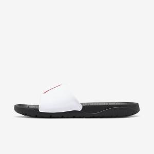 Men's Nike Jordan Break Slides Black / White / Red | NK056DHU