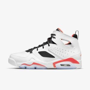 Men's Nike Jordan Flight Club 91 Jordan Shoes White / Black | NK420COZ