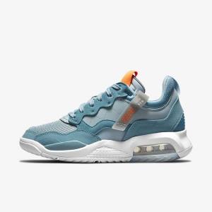 Men's Nike Jordan MA2 Jordan Shoes Light Blue / Grey / Orange | NK054LSP