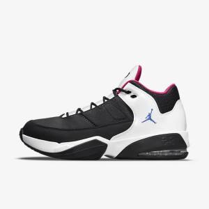 Men's Nike Jordan Max Aura 3 Jordan Shoes Black / White / Pink / Blue | NK123BEG