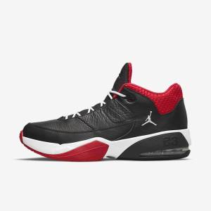 Men's Nike Jordan Max Aura 3 Jordan Shoes Black / Red / White | NK549ZNV