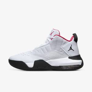 Men's Nike Jordan Stay Loyal Jordan Shoes White / Black / Pink | NK725SKN