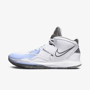 Men's Nike Kyrie Infinity Basketball Shoes White / Light Blue / Grey | NK831LVU