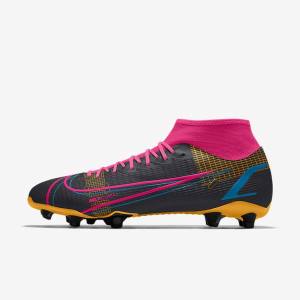 Men's Nike Mercurial Superfly 8 Academy By You Custom Football Shoes Multicolor | NK160KDL