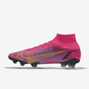 Men's Nike Mercurial Superfly 8 Elite By You Custom Football Shoes Multicolor | NK987IMR