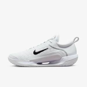 Men's Nike NikeCourt Zoom NXT Hard Court Tennis Shoes White / Black | NK156NVY