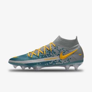 Men's Nike Phantom GT Elite By You Custom Firm Ground Football Shoes Multicolor | NK589BOD