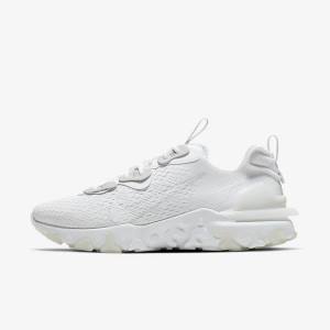 Men's Nike React Vision Sneakers White / Light Grey / Light Grey | NK607OXT