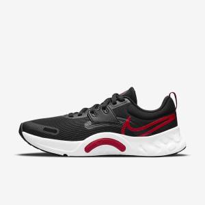 Men's Nike Renew Retaliation TR 3 Training Shoes Black / White / Red | NK073KQB