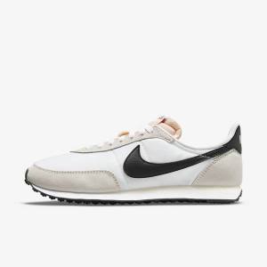 Men's Nike Waffle Trainer 2 Sneakers White / Black | NK915TFX