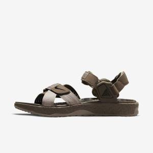 Women's Nike ACG Air Deschutz Sandals Khaki / Black | NK430VTS