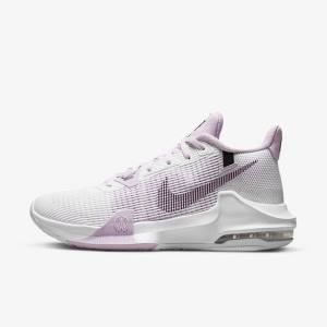 Women's Nike Air Max Impact 3 Basketball Shoes White / Black | NK260MYJ